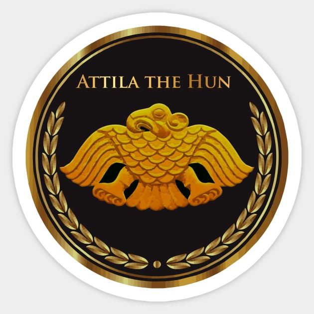 ATTILA THE HUN LOGO Sticker by theanomalius_merch